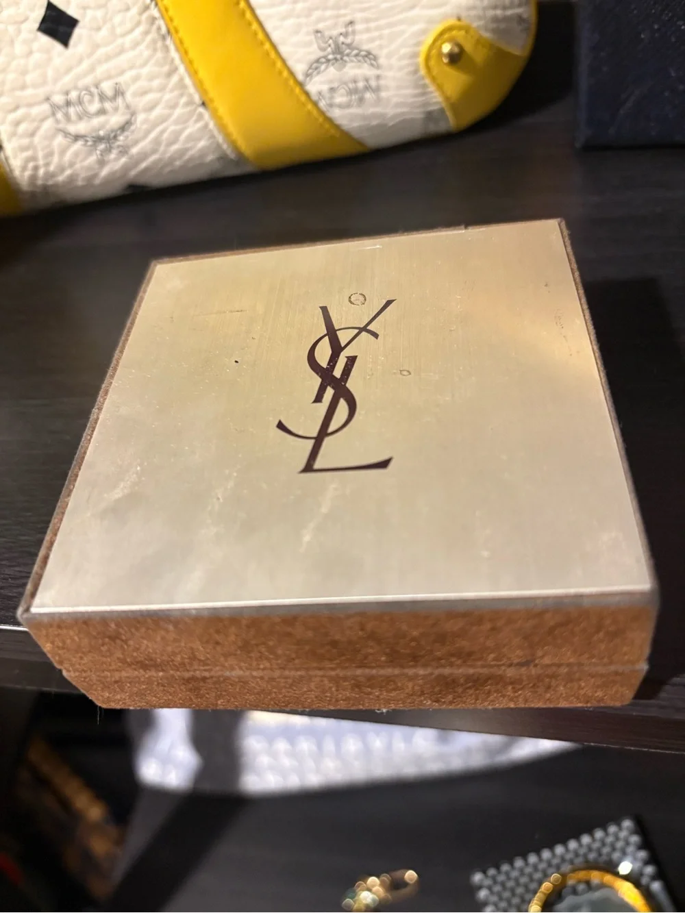 Yves Saint Laurent subtle ysl metal